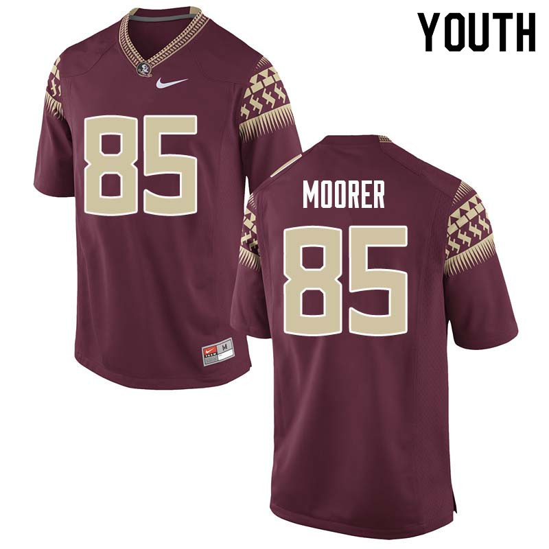 Youth #85 Tyrell Moorer Florida State Seminoles College Football Jerseys Sale-Garnet